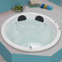 Ver imagem 1 de Banheira Hidromassagem Astra Honde Luxo 160cmx160cmx40cm - 04 Jatos Branco Gel-Coat P5 com Aquecedor