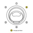 Ver imagem 3 de Banheira Hidromassagem Astra Honde Luxo 160cmx160cmx40cm - 04 Jatos Branco Gel-Coat P6 com Aquecedor