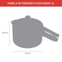 Ver imagem 5 de Panela de Pressão Clock Basic Fechamento Interno 4 Litros