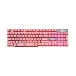 Teclado Gamer Oex Pink Force-x Rainbow - Tc201 - 1