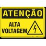 PLACA ATENÇÃO ALTA VOLTAGEM P1 PLACA ATENÇÃO ALTA VOLTAGEM - 1