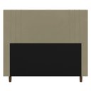 Ver imagem 3 de Cabeceira Cama Box Casal Ferrara 140cm Corano Bege