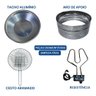 Fritadeira Industrial Elétrica Tacho 7l com Tampa - 5