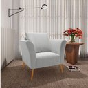 Ver imagem 7 de Kit 02 Poltronas Cinza A05 Pés