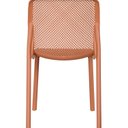 Ver imagem 4 de Cadeira para Sala de Jantar em Polipropileno Capri Marrom/Terracota