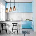 Ver imagem 5 de Luminaria Pendente Tripla Koni E27 Madeira Mdf Cq Desmontada:rústico