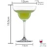 Jogo 6 Taças Coquetel Marguerita Cristal Bohemia Forum 260ml - 4