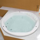 Ver imagem 2 de Banheira Hidromassagem Astra Hexa Luxo 180cmx180mx50cm - 04 Jatos Branco Gel-Coat P4 sem Aquecedor