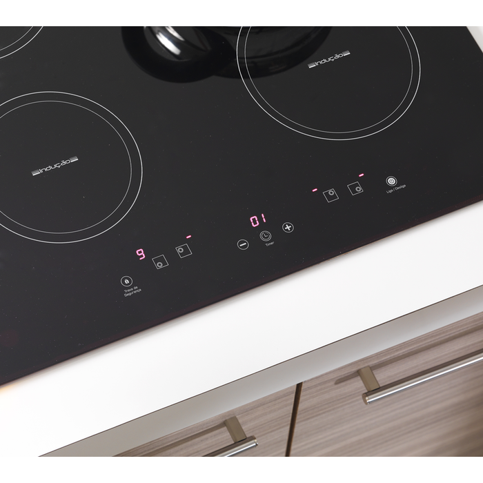 Fogão Cooktop Fischer 4 Queimadores Bocas por Indução Mesa Vitrocerâmica 220v 25943-56251 - 3