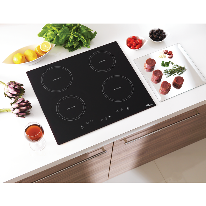 Fogão Cooktop Fischer 4 Queimadores Bocas por Indução Mesa Vitrocerâmica 220v 25943-56251 - 2