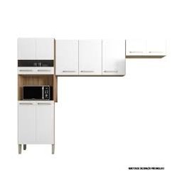 Cozinha Parana Versalhes 3 Peças Freijo/supremo 250 Cm Kits Parana - 2