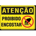Ver imagem 1 de PLACA ATENÇÃO PROIBIDO ENCOSTAR