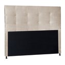 Ver imagem 3 de Kit Cabeceira e Calçadeira Baú King 1,95m Berlim Suede - Pallazio