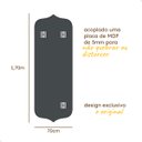Ver imagem 5 de Espelho Grande Corpo Inteiro Orgânico 70x170cm - Modelo Bali Preto