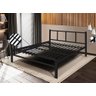 Cama de Casal 1,40 Int. de Tubolar/aço Alojamentos.:cama Casal/preto - 1