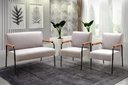 Ver imagem 2 de Conjunto Jade 2+1+1 Lugares Cor:Veludo Capuccino 250