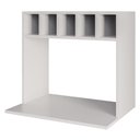 Ver imagem 1 de Suporte Micro-ondas Forno Armário Aéreo com Adega 60cm Lótus M24 Branco - Mpozenato