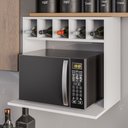 Ver imagem 2 de Suporte Micro-ondas Forno Armário Aéreo com Adega 60cm Lótus M24 Branco - Mpozenato