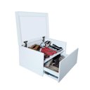 Ver imagem 1 de Sapateira Box Baú Caixa Organizadora Para Sapatos Branco Laca