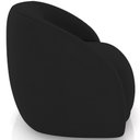 Ver imagem 4 de Kit 02 Poltronas Decorativas Giratória Angelina M03 Veludo Preto - Lyam Decor