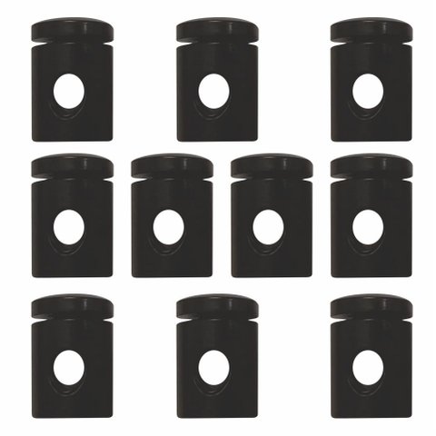 Kit-9 Desviador de Cabo Para Lustres e Pendentes e Luminária MD-6005/9 - Preto