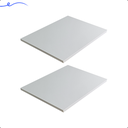 Ver imagem 2 de Kit 2 Prateleira Branca 40X35 Tampo Tabua Mdf Organizadora Decoração Cozinha Quarto Banheiro Sala