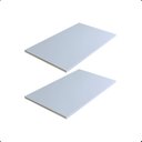 Ver imagem 1 de Kit 2 Prateleira Branca 40X35 Tampo Tabua Mdf Organizadora Decoração Cozinha Quarto Banheiro Sala