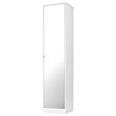 Ver imagem 1 de Armário Multiuso 1 Porta 4 Prateleiras Reflex Ii Branco