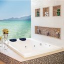 Ver imagem 2 de Banheira Hidromassagem Astra Prima Maggiore Super Luxo 180cmx120mx44cm - 06 Jatos Branco Gel-Coat P4