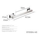 Ver imagem 3 de Toalheiro 40 Cm Inox - Kromus Rt0304-40