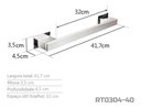 Ver imagem 3 de Toalheiro 40 Cm Inox - Kromus Rt0304-40