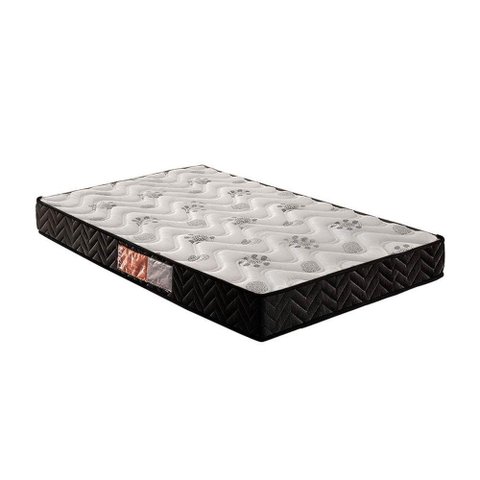 Colchão Solteiro Paropas Espuma D45 Pasquale Black (78x188x18) - 