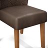 Conjunto de Sala de Jantar 6 Cadeiras Tampo sem Vidro 170x90 Cm Dj Móveis Kiara Freijó Lidia Moca - 6