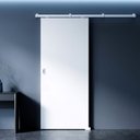 Ver imagem 1 de Porta Branca 100x210cm Colmeia + Kit Branco de Correr