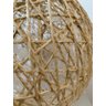 Lustre Pendente de Barbante de Sisal Natural 20cm - 3