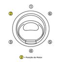 Ver imagem 3 de Banheira Hidromassagem Astra Firenze Luxo 140CMX140MX45CM - 04 Jatos Branco Gel-Coat P2 com Aquecedo