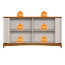 Ver imagem 5 de Buffet Aparador Curvo em MDF 4 Portas 160cm Off White Cinamomo Serena