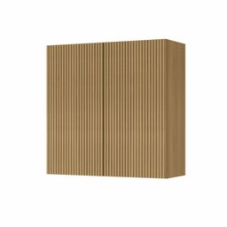 Armário Aéreo Modular 2 Portas Nesher Rainha 80cm Ripado 100% Mdf - 1