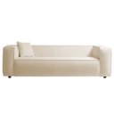 Ver imagem 6 de Sofá 3 Lugares 200cm Orgânico Luxo Recepção Cecília Bouclé