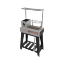 Ver imagem 1 de Churrasqueira Hotbox Parrilla - Grelha Uruguaia - Base Alta + Kit Tendal
