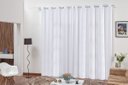 Ver imagem 2 de cortina para sala quarto tecido blackout branco 6,00x2,80
