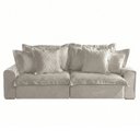 Ver imagem 4 de Sofá Retrátil e Reclinável 3 Lugares 250cm Linho Zeus Yescasa