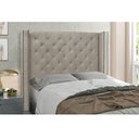 Ver imagem 2 de Cabeceira Vicenza Para Cama Box Queen 160 cm Linho Areia - D’Rossi