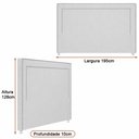 Ver imagem 2 de Cabeceira para Cama Box King 195cm Line Bouclé Off White- Sallar Home