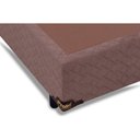 Ver imagem 2 de Cama Box Base Universal Solteiro Suede Brown (96x203x25) - Probel