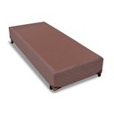 Ver imagem 1 de Cama Box Base Universal Solteiro Suede Brown (96x203x25) - Probel