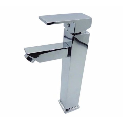 Torneira Misturador Monocomando Banheiro Quadrada Bica Alta
