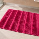 Ver imagem 2 de Tapete Piso de Banheiro Europeu 1 Peça Antiderrapante Macio Fácil de Lavar Pink