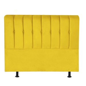Cabeceira para Cama Box Casal 1,60 Cm Kiara:amarelo