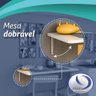 Mesa Dobrável De Parede Articulada - 90 Cm Arredondada - 2
